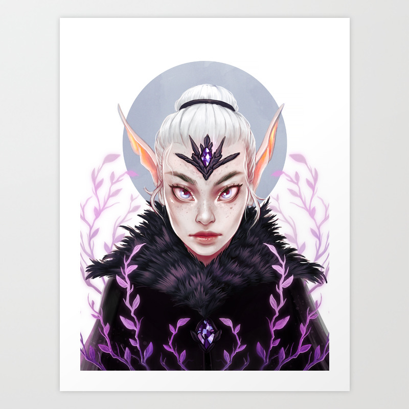 Elf Nature Witch Art by Society6