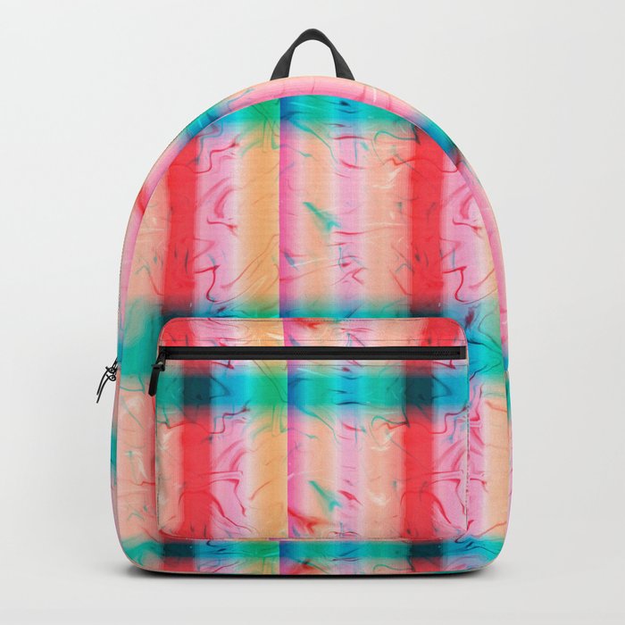 pink square backpack