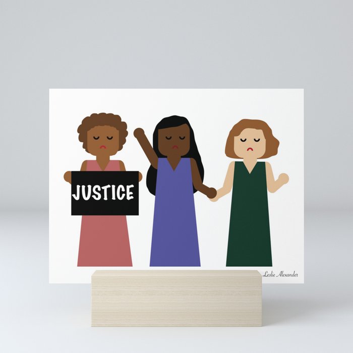 Justice Mini Art Print