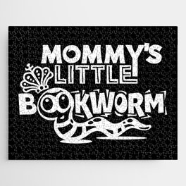 Mommy's Little Bookworm Cute Kids School Jigsaw Puzzle