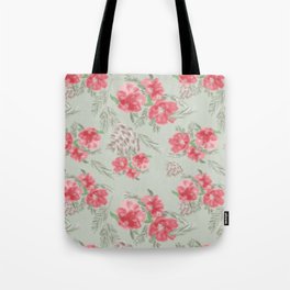 Winter Floral Tote Bag