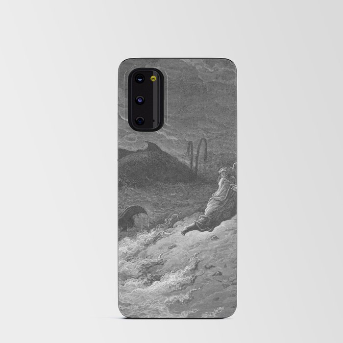 Jonah Cast Forth by the Whale - Gustave Dore Android Card Case