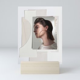 Layering - Paper/Photography Collage Mini Art Print