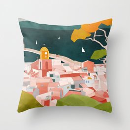 Saint Tropez Throw Pillow