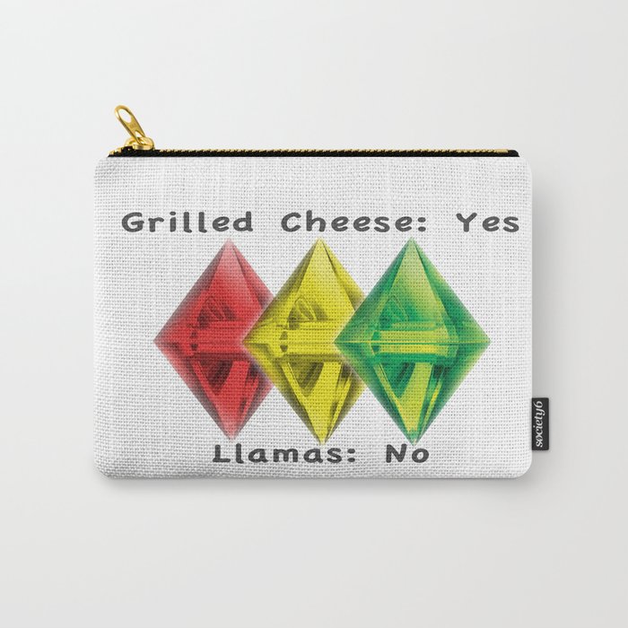 No Llamas Carry-All Pouch