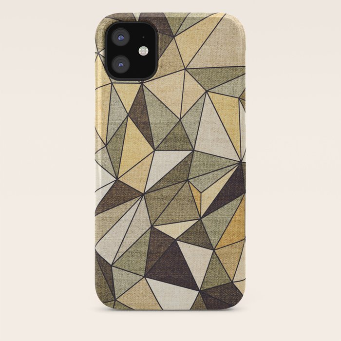 Abstract Geometric Patter Triangle Background 2 Iphone Case By