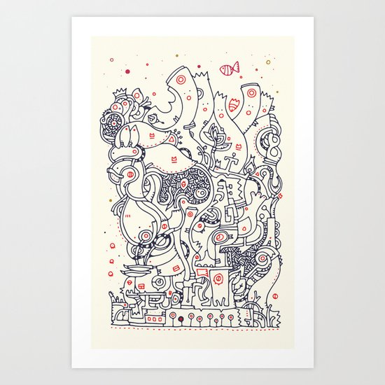 Deep in the Ocean Art Print