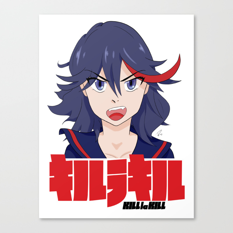 Ryuko Matoi Kill La Kill Fanart Canvas Print By Robepate Society6 See more fan art related to #kill la kill and #matoi ryuuko on pixiv. ryuko matoi kill la kill fanart canvas print by robepate