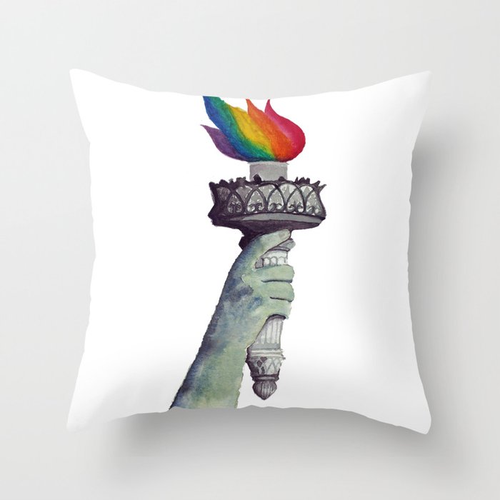 No freedom til we're equal Throw Pillow