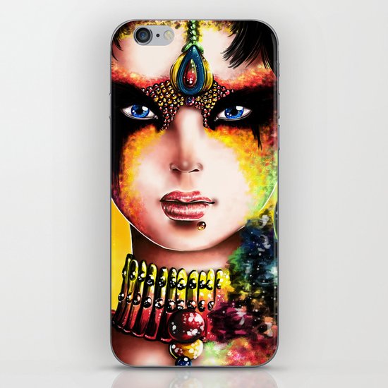 THE BLACK MASK iPhone & iPod Skin