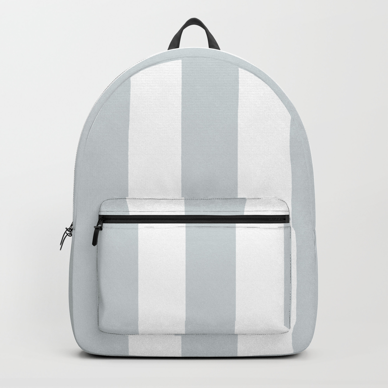 solid gray aluminum backpack