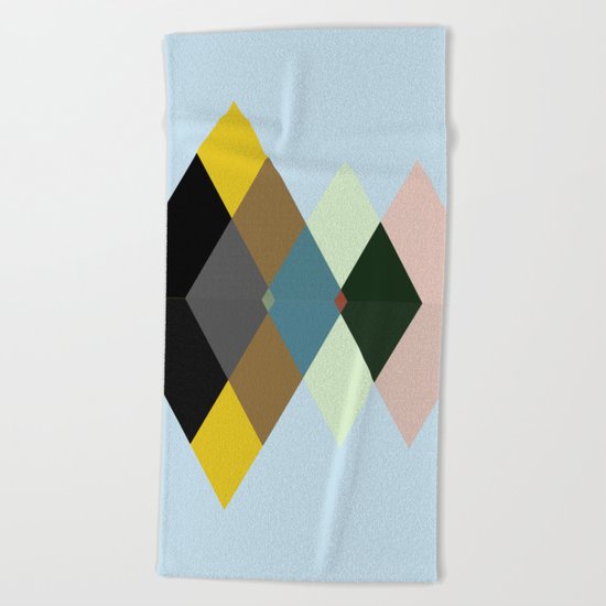 Abstract #709 Beach Towel
