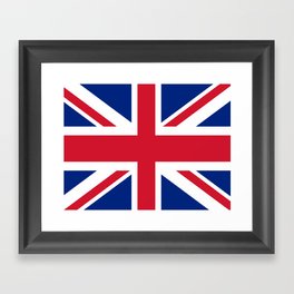 flag of uk- London,united kingdom,england,english,british,great britain,Glasgow,scotland,wales Framed Art Print