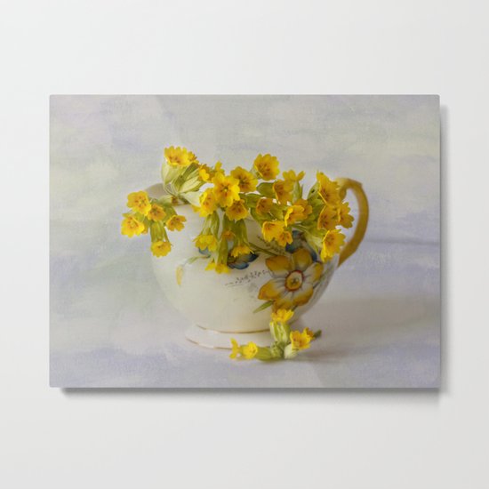 Cowslips Metal Print