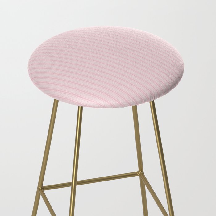 Pale Millennial Pink Pastel Color Mattress Ticking Stripes Bar