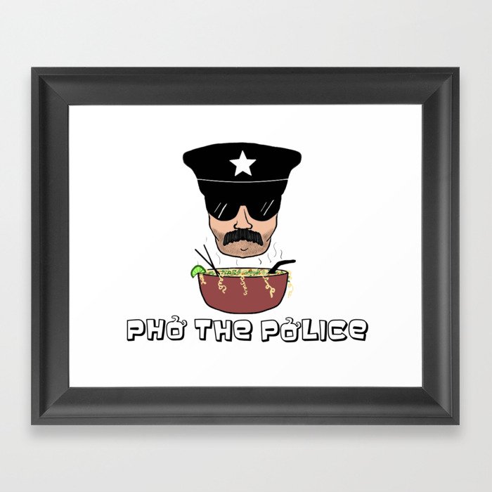 Pho the Police Framed Art Print