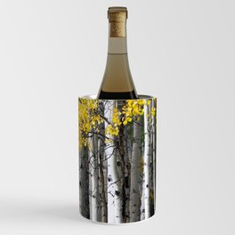 Yellow, Black, and White // Aspen Trees in Crested Butte Wine Chiller