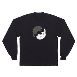 Yin Yang Kitty Long Sleeve T Shirt