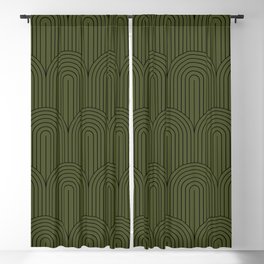Art Deco Arch Pattern VIII Blackout Curtain