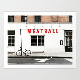 Meatball Shop NYC Art Print