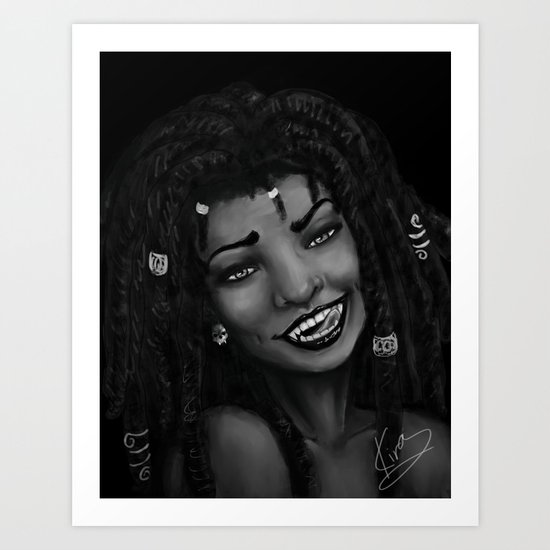 Loced Vamp Art Print