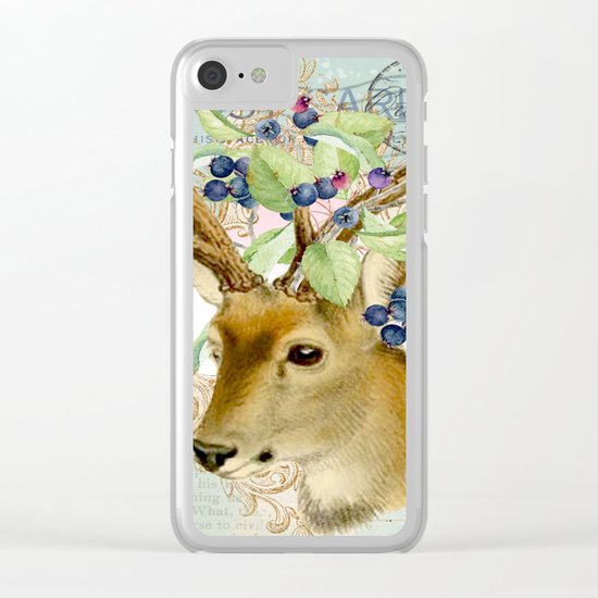 Winter animal #13 Clear iPhone Case
