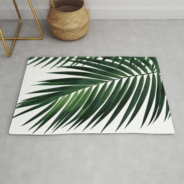 Tropical Green Palm Leaf #1 #botanical #decor #art # ... Palm leaves may be obtained by 'shaking' the leafy palm trees located around the small pool of water in the middle of the kharazi jungle.
