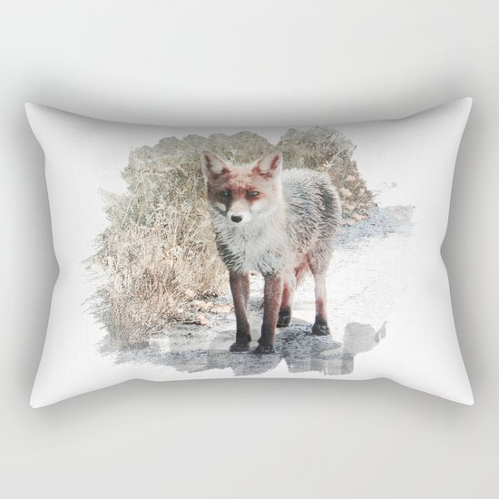 How I met a Fox Rectangular Pillow