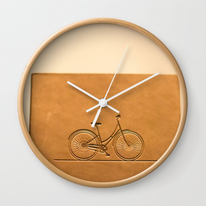i like to ride my bicycle  Wall Clock