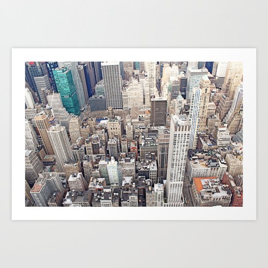 New York City color Art Print