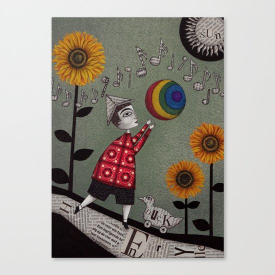 Henry's Rainbow Canvas Print