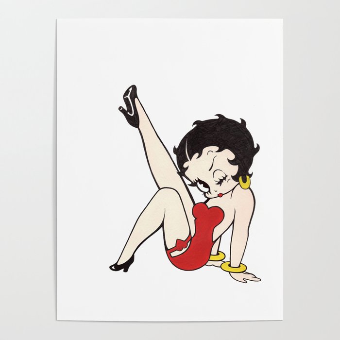 Betty Boop Painting Poster by love liz