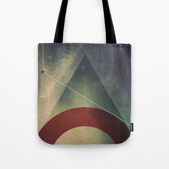 triangle half circle Tote Bag