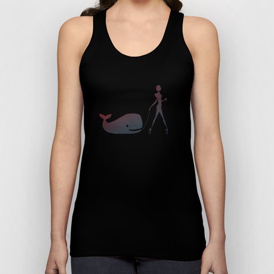 Whale Walk Unisex Tank Top