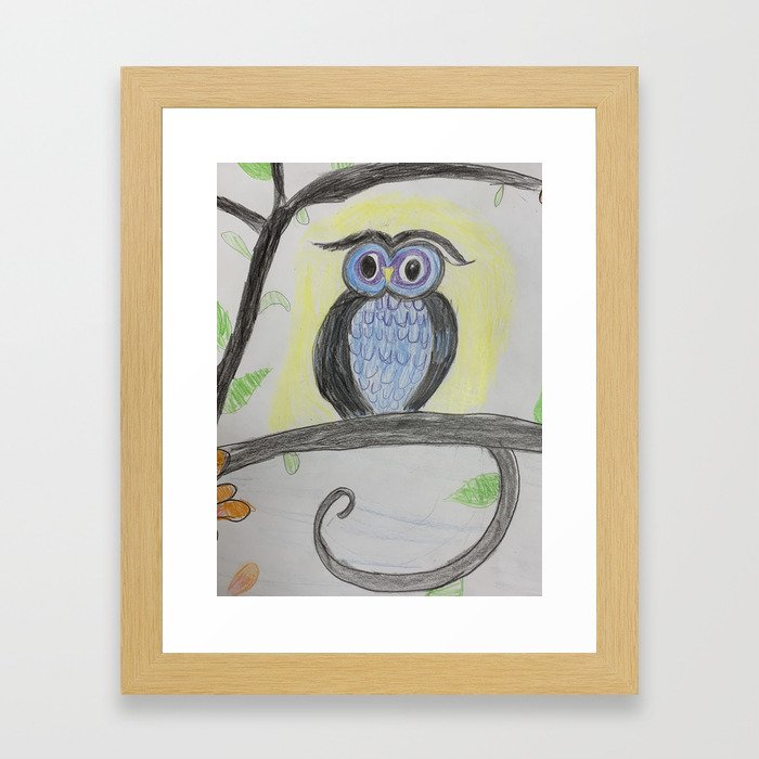owl Framed Art Print