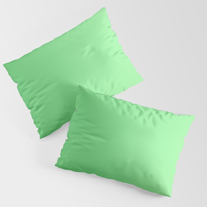 28 Green Gradient Background 220713 Minimalist Art Valourine Digital Design Pillow Sham