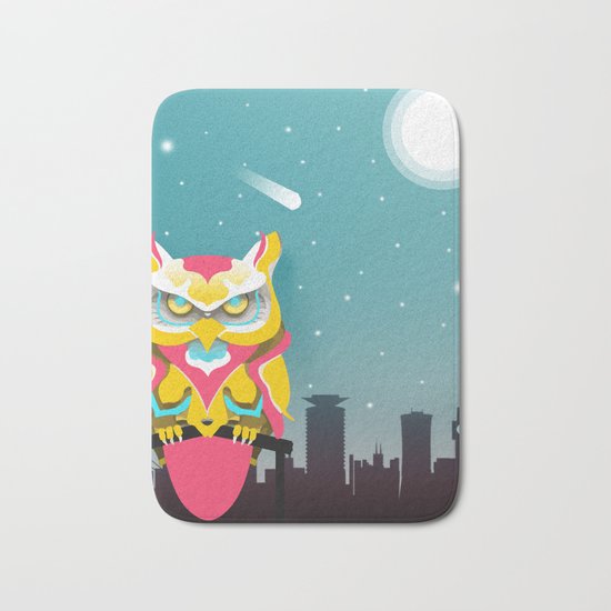 Nairobian Owl Bath Mat