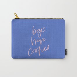 Boys Have Cooties // in pink and blue Carry-All Pouch