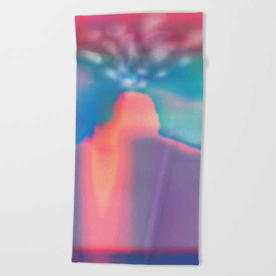 Volcanic Eruption Beach Towel