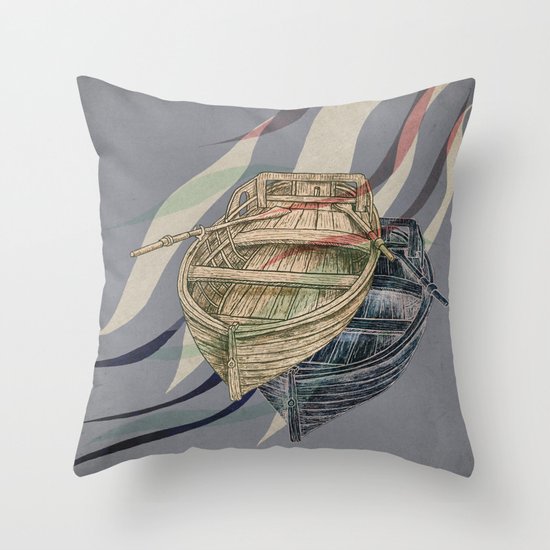 Undercurrents Throw Pillow
