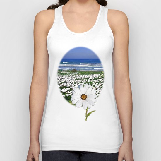 White Spring Unisex Tank Top
