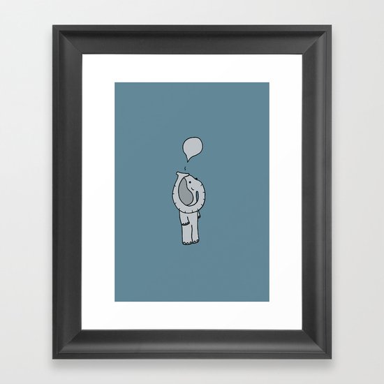 Letter I Framed Art Print