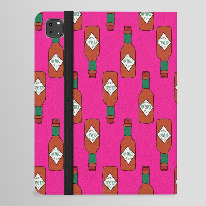 Hot Sauce Lover - Foodie Gift Pink Red Green  iPad Folio Case