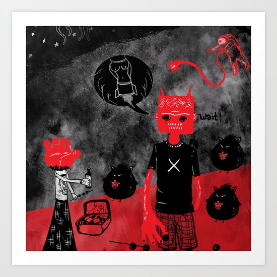 Day Off Art Print