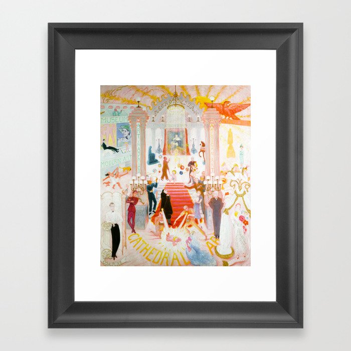 The Cathedrals of Art by Florine Stettheimer, 1942 Framed Art Print