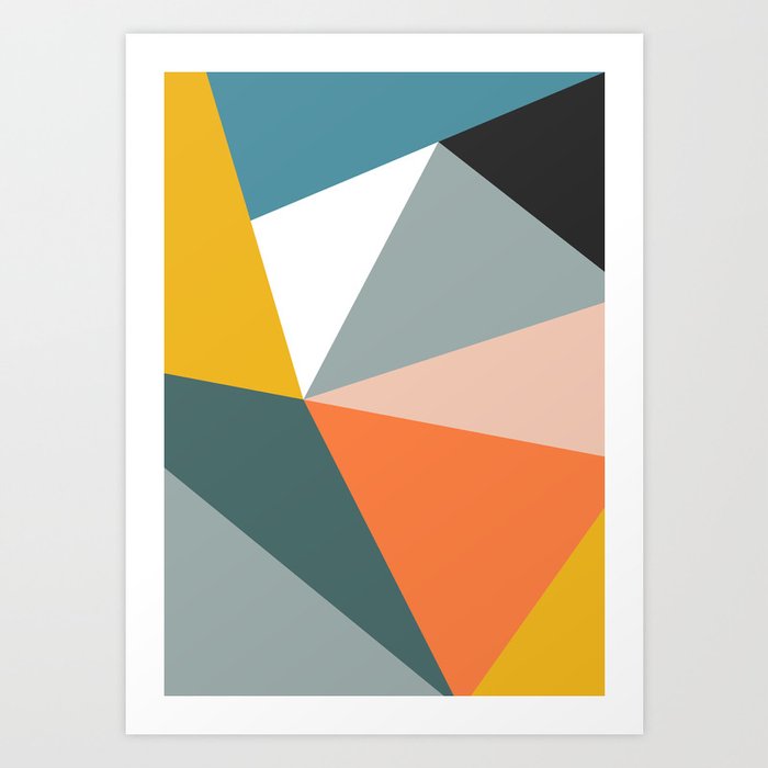 Modern Geometric 33 Art Print