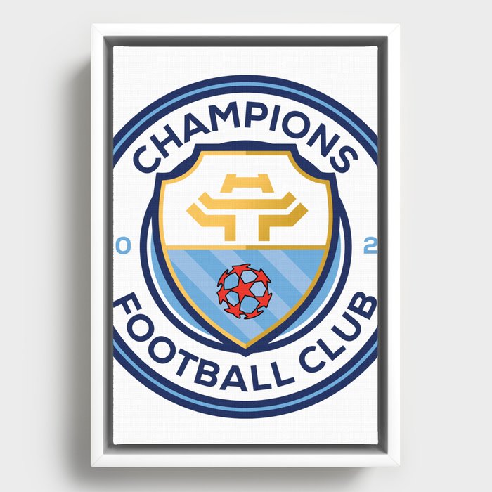 Logofootballclub Framed Canvas