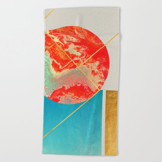 Earth & Sea #society6 #decor #buyart Beach Towel
