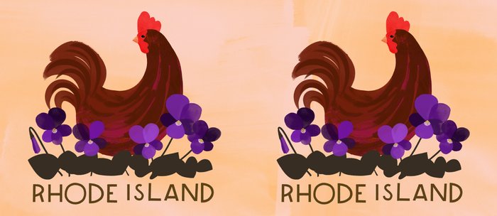 rhode island state bird and flower coffee mug by sferone society6