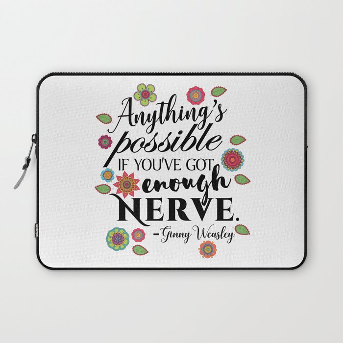 Anything's Possible - Ginny Weasley Laptop Sleeve